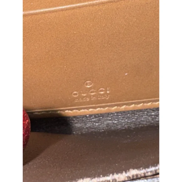 Gucci Beige Brown Logo Zip-Around Wallet - Picture 11 of 12